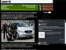 Tablet Screenshot of hausmeisterservice-duesseldorf-robart.de